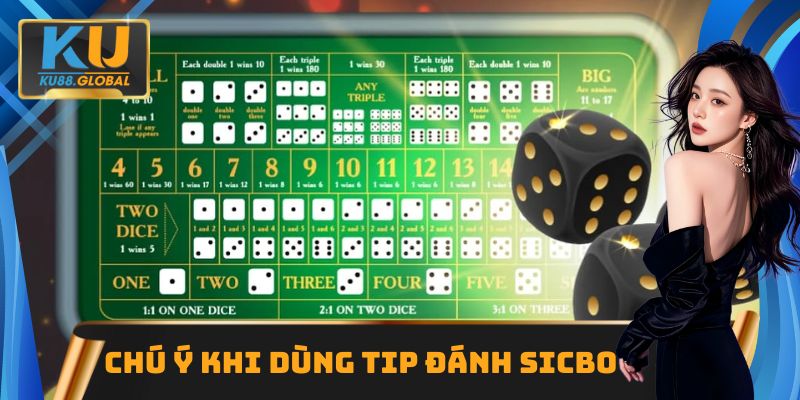 Chú ý quan trọng khi áp dụng kinh nghiệm đánh Sicbo